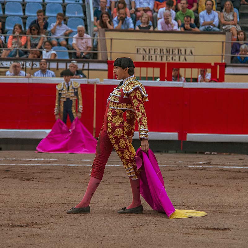 torero Andrés Roca Rey en Bilbao