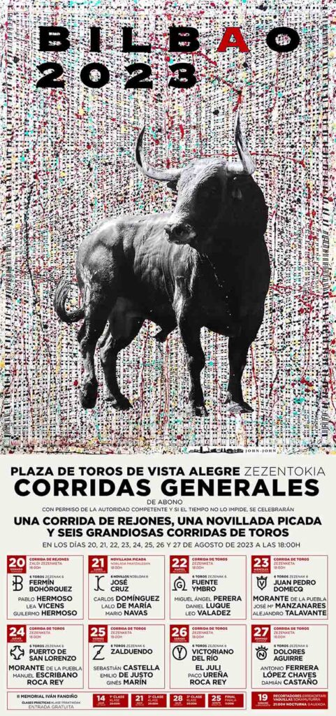 Carteles toros Bilbao 2023