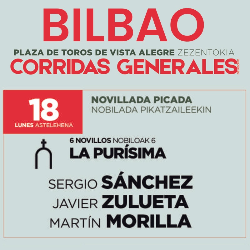 Plaza de toros de Bilbao - 18 agosto 2025