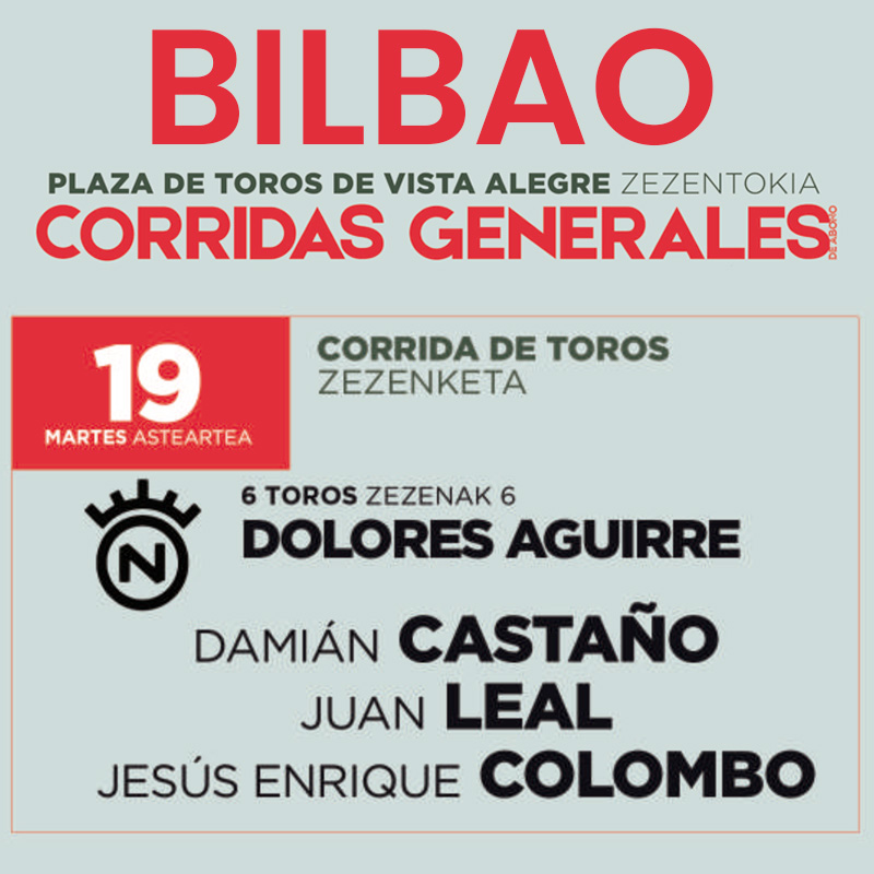 Plaza de toros de Bilbao - 19 agosto 2025