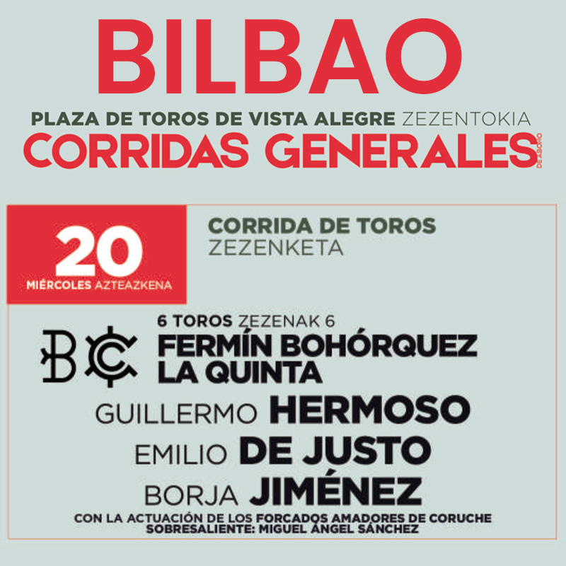 Plaza de toros de Bilbao - 20 agosto 2025