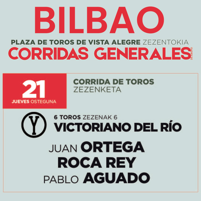 Plaza de toros de Bilbao - 21 agosto 2025