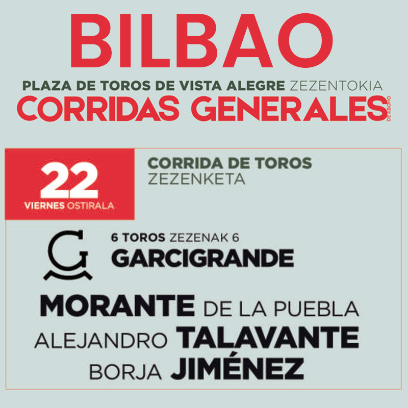 Plaza de toros de Bilbao - 22 agosto 2025