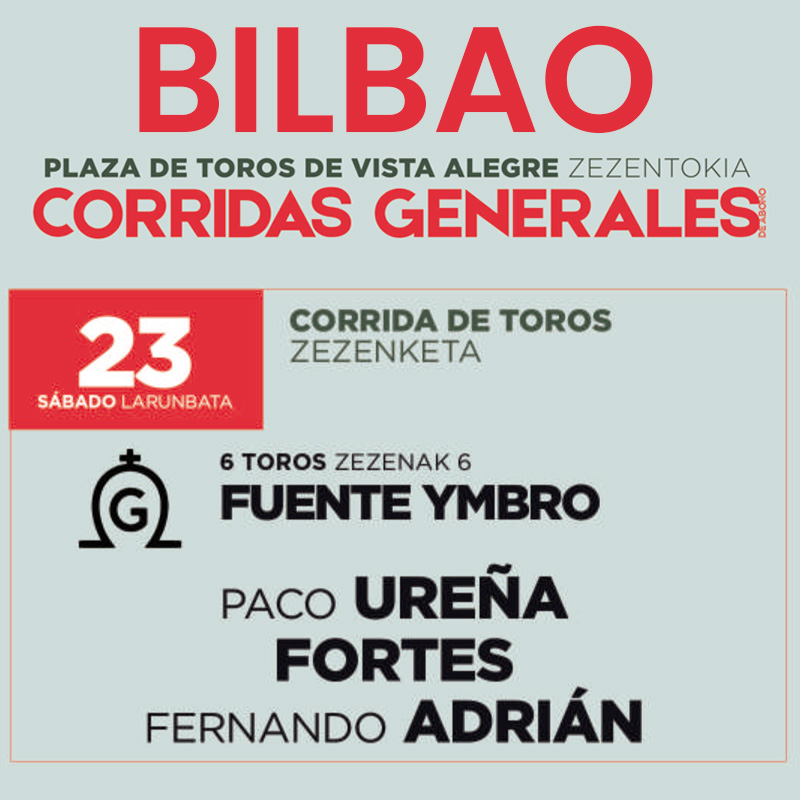 Plaza de toros de Bilbao - 23 agosto 2025