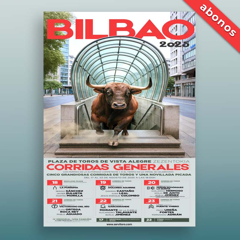 Plaza de toros de Bilbao - Abono Corridas Generales 2025