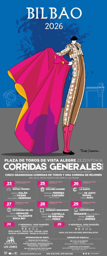 Carteles toros Bilbao 2026